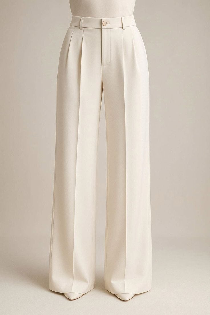 Cashmere Wide Trousers